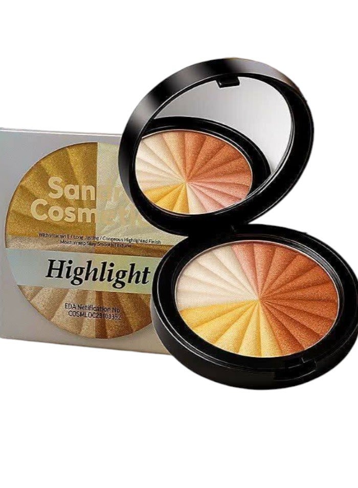 Sandra Highlighter 4 Shades – Gold, Pink, Bronze, Pearl