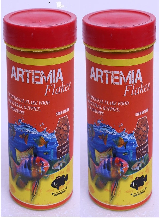 Star Farms Artemia Flakes 25 g (Pack of 2) Nutritional Flake Food for Tetras, Guppies, and Shrimps by Jhenver - Image 1
