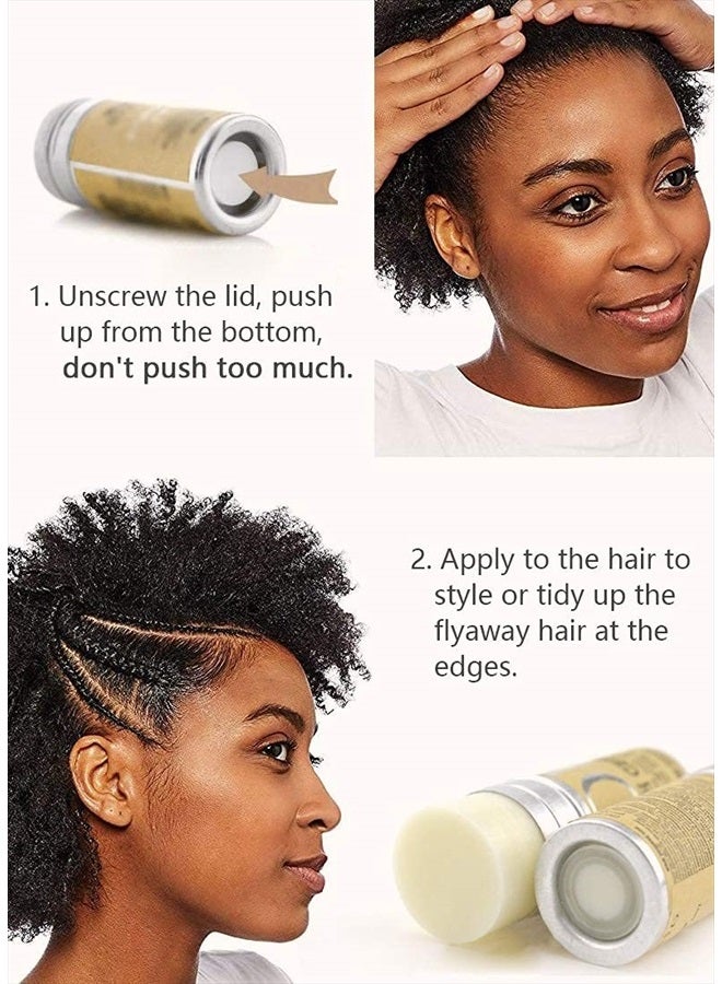 ANWOOR Hair Wax Stick, Styling Wax for Smooth Wigs, Slick Stick for Hair Non-greasy Styling Hair Pomade Stick for Flyaways Edge & Frizz Hair - 2.7 Oz - Image 4