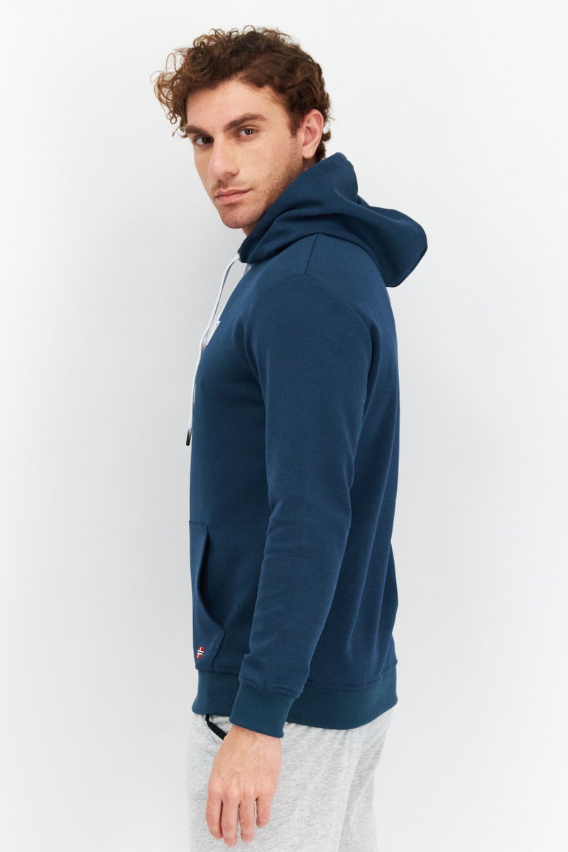 Nordland Men Sportswear Fit Long Sleeve Outdoor Hoodie, Teal Blue - Image 4