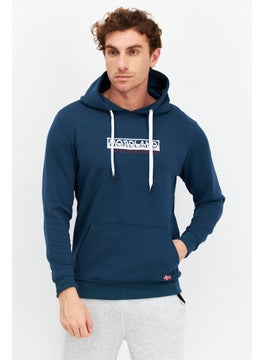 Nordland Men Sportswear Fit Long Sleeve Outdoor Hoodie, Teal Blue  - Image 1