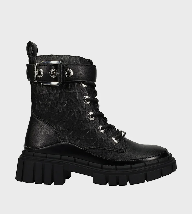 Michael Kors BLAKE COLBY Monogram Chunky Boots