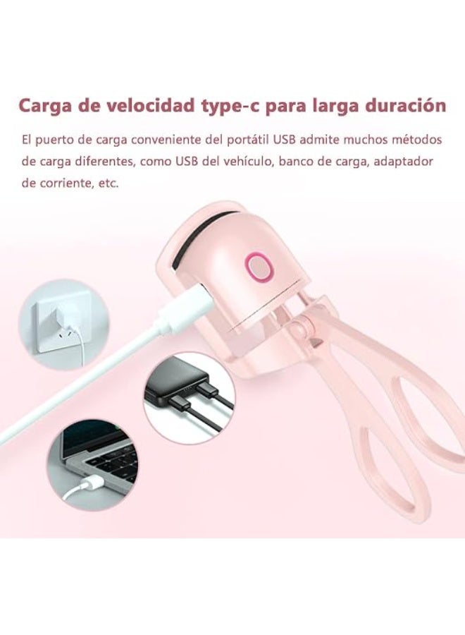 Professional Heated Electric Eyelash Curler – Ergonomic design with a soft silicone pad to protect your lashes and provide a natural curl that lasts all day. - Image 3