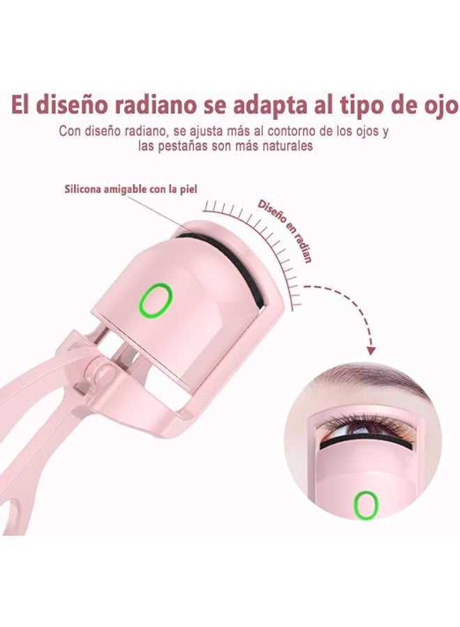 Professional Heated Electric Eyelash Curler – Ergonomic design with a soft silicone pad to protect your lashes and provide a natural curl that lasts all day. - Image 4