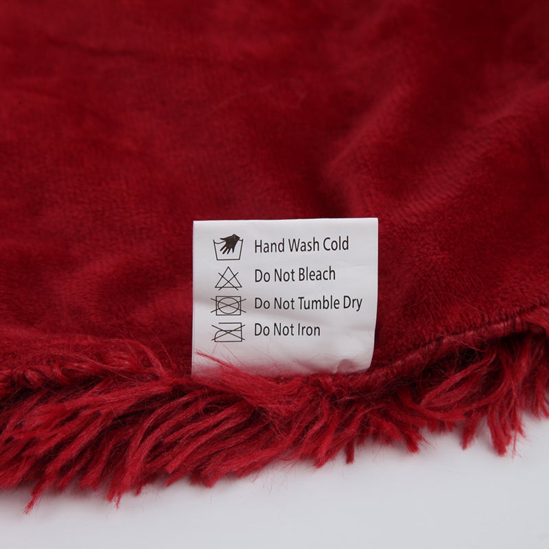 Cozy Throw 63"x79" Super Soft Plush Microfiber Blanket - Elegant Decorative Warm Bedding for Home Bedroom Couch Sofa - Image 4