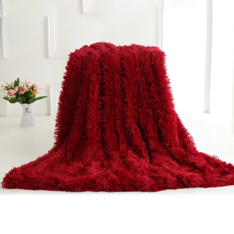 Cozy Throw 63"x79" Super Soft Plush Microfiber Blanket - Elegant Decorative Warm Bedding for Home Bedroom Couch Sofa - Image 1