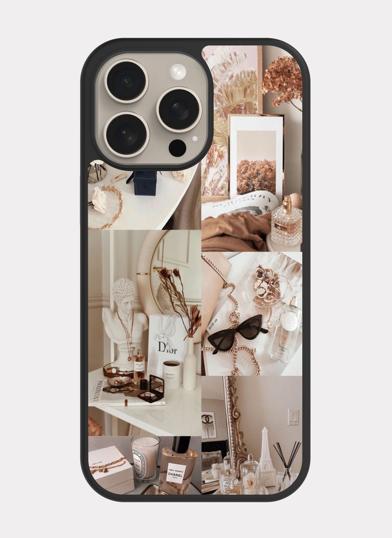 بكسلات كفر ايفون 15 برو ماكس ديور وردي - Image 1