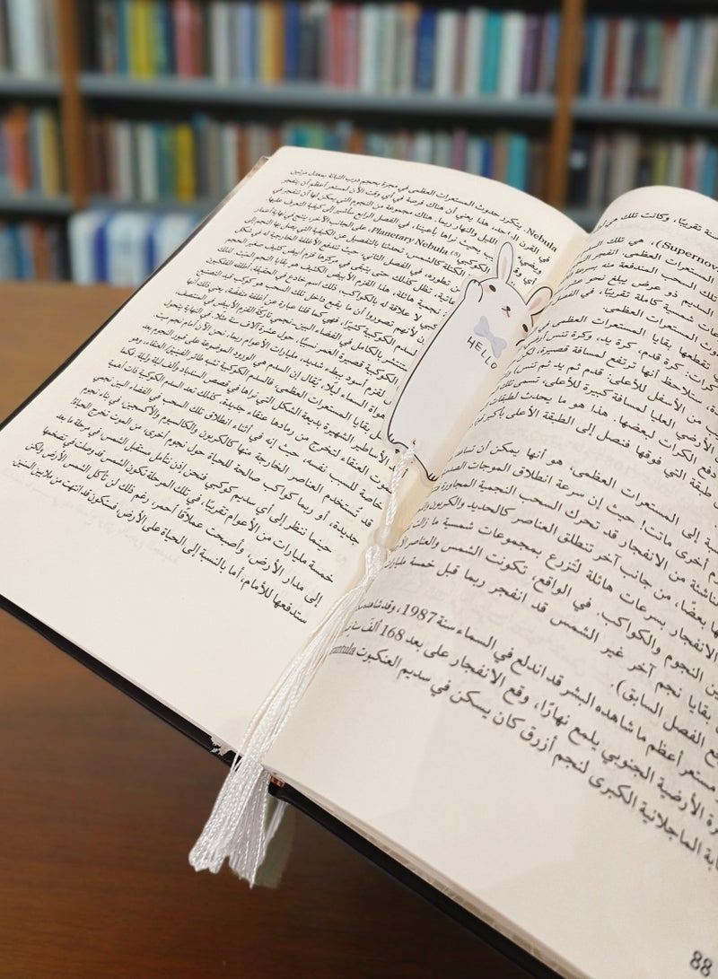 Book Divider, Bookmark, Book Reading Marker, Book Coding Separator, One Cute Rabbit-Shaped Book Divider, Reusable Tab Marker, Book Reading Indicator, Book Reference Marker. - Image 5