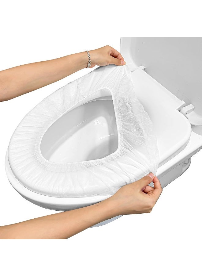 MOMENT 20 Pcs Disposable Toilet Seat Covers For Travel, Faster Use-Sticker Free, Waterproof, Disposable Toilet Seat Cover For Adults And Kids, Individually For Public Restroom/Airplane/Outdoors - Image 1