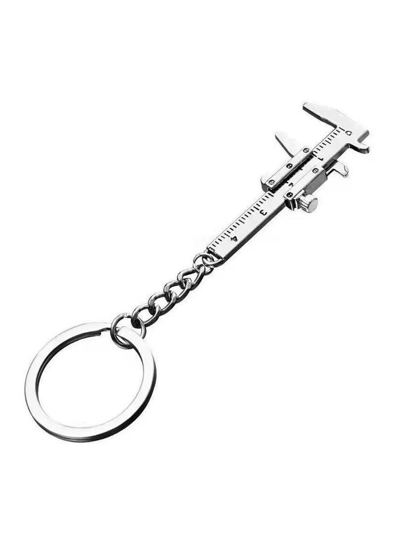 Generic - Calipers Carabiner for Keys Couple Keychains Micrometer Measuring Too Caliper Scale Tool Keychain Mini Keychain Cool Keychains Tool Key Ring Cute Key Chain Vernier Ruler - Image 1