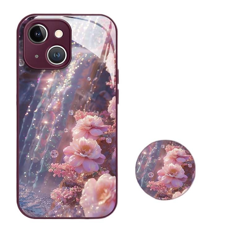 MS Glass Protective Case for Redmi Note 13 Pro with Cartoon Pattern and Shockproof plus Shockproof plus Drop Protection plus Scratch Resistant in Gold - Image 5