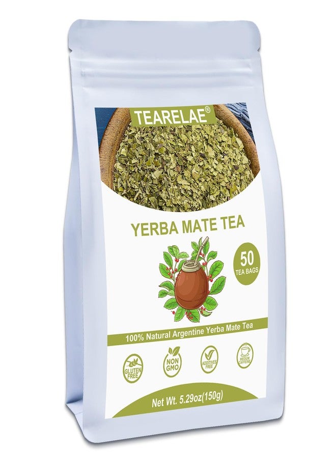 TEARELAE - Yerba Mate Tea - 3g x 50 Count - 100% Pure Unsmoked Yerba Mate Tea Bag - Country of Origin Argentina - Rich In Nutrients & Boost Energy - Image 1