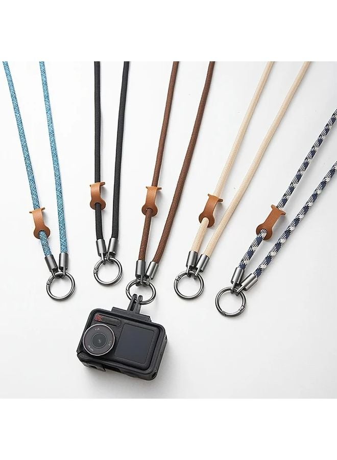 Titanium Blue Portable Travel Lanyard For Action Camera Hands Free Chest Level Shooting - Image 3