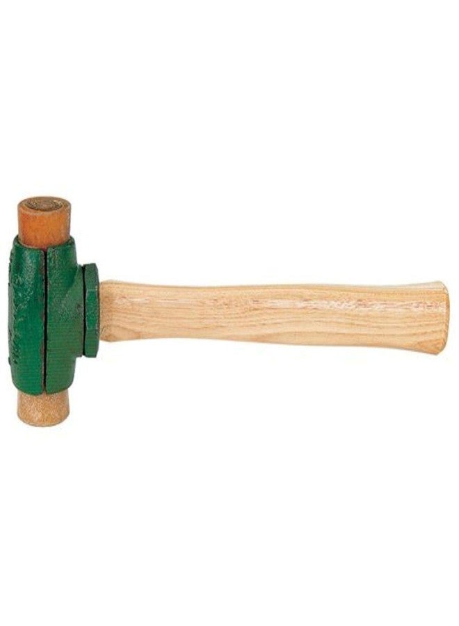 مطرقة من الجلد الخام برأسين من شركة GARLAND MFG، رقم 31002، مقاس 2