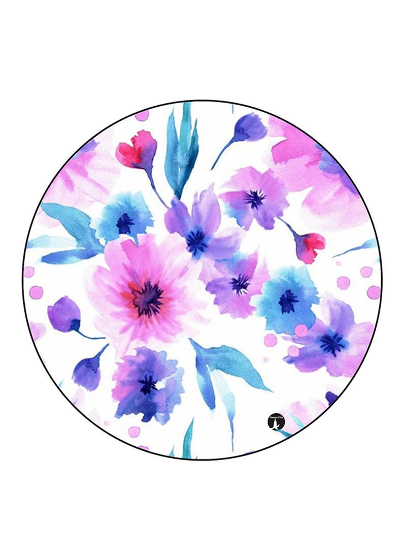 RKN Flowers Printed Mouse Pad  Multicolour