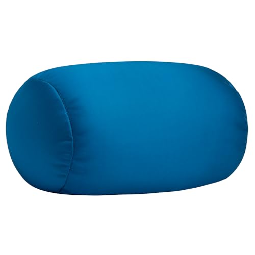 Focustree Microbead Neck Body Pillow Tube Microbead Bolster Bean Smooth Cool Pillow Neck Cervical Roll Pillow for Sleeping 7 x 12Inch Throw Travel Pillow (Pine Green) - Image 1