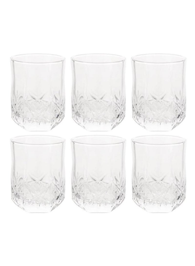 Luminarc Luminarc Brighton Short Glass Tumbler Set of 6 266ml 