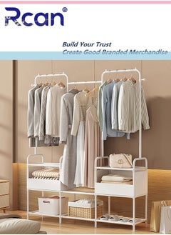 Portable Wardrobe Storage Closet, Clothes Storage Rack with Storage Bag, Clothing Garment Rack, Coat Rack Freestanding with Shelves, for Living Room, Bedroom, Clothes Room - pzsku/Z742D622293F0A22633D0Z/45/_/1732243761/6eba2f0d-6fcd-492a-9da3-dd9f719fac10