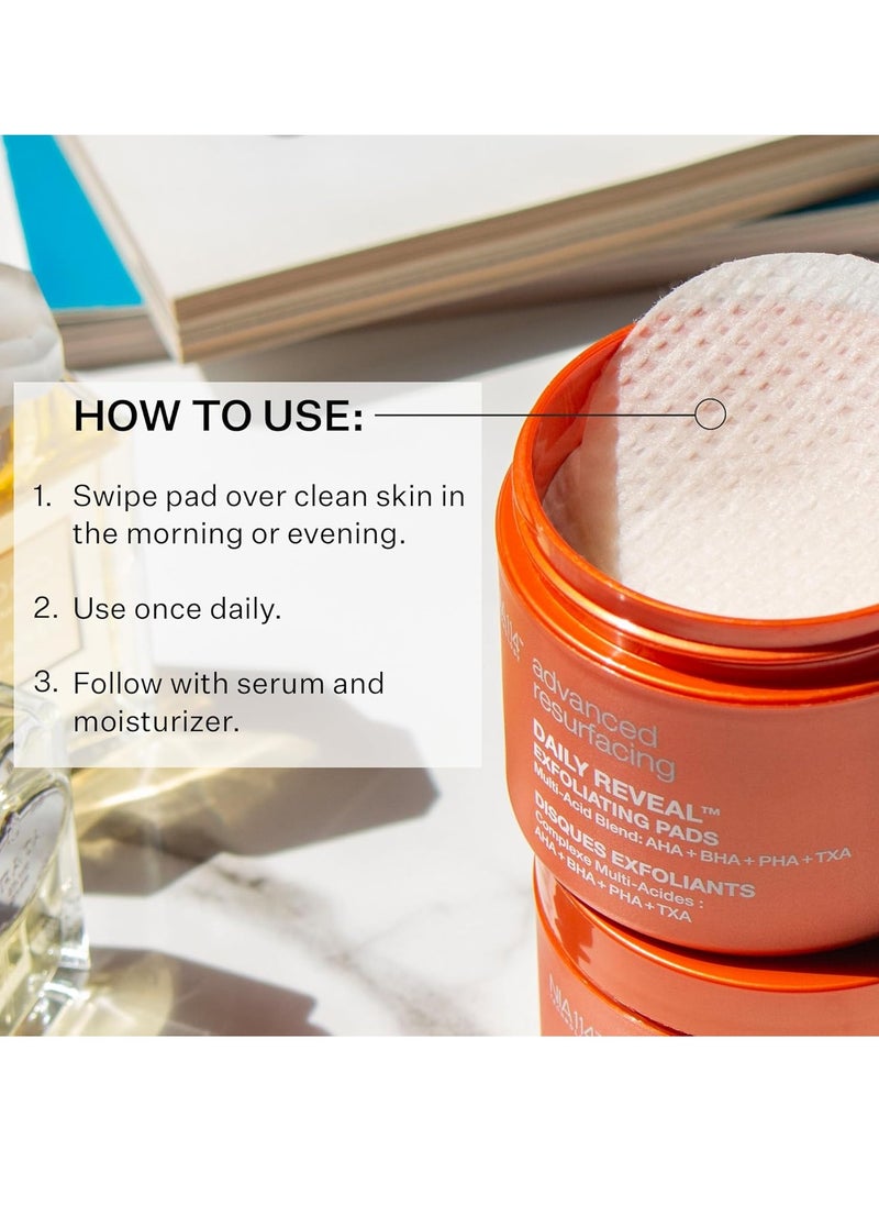 Strivectin StriVectin Advanced Resurfacing Daily Reveal Exfoliating Face Pads, Visibly Smooths and Brightens Skin, Reduces Blackheads 60 ct  - Image 4