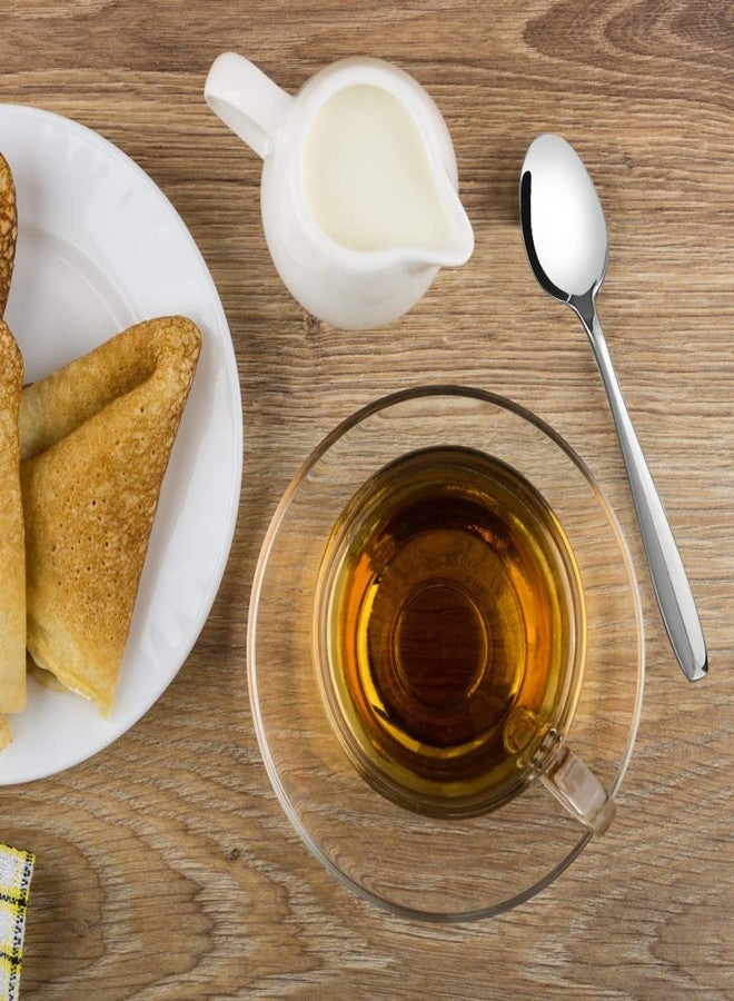 Ggbin 12 Pieces Stainless Steel Tea Spoon for Home or Coffee House, 5.9 Inches - Image 2