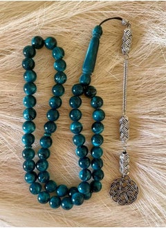 Generic Misbah with navy turquoise clay, 51 beads  - Image 3