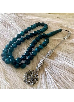 Generic Misbah with navy turquoise clay, 51 beads  - Image 2