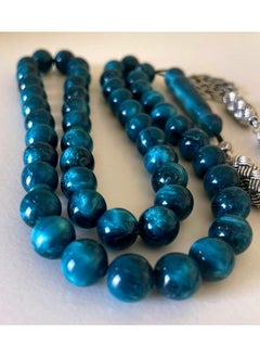 Generic Misbah with navy turquoise clay, 51 beads  - Image 4