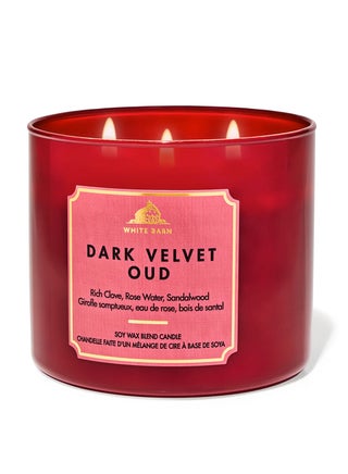 Dark velvet oud 3-wick Candle