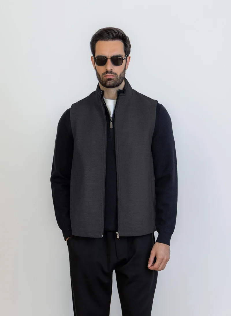 شايبس TEXTURED WOOL BLEND GILET