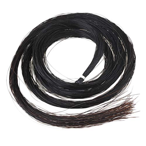 BQLZR Black 32 inch Hank Mongolian Horse Hair Violin Bow Hair Replacement - Image 1