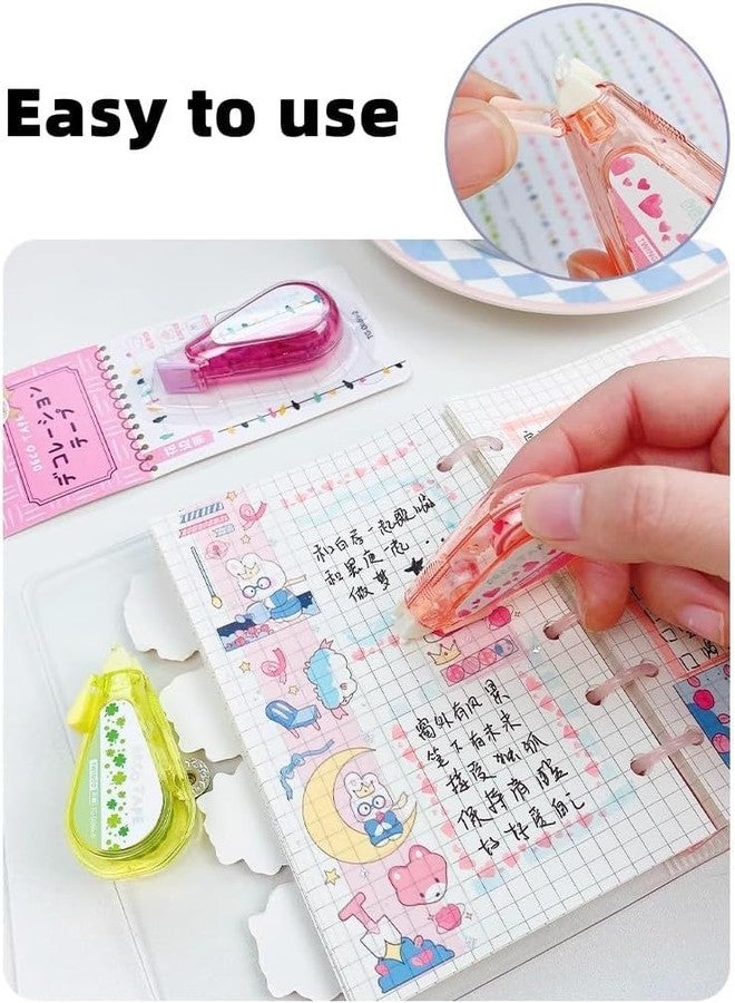 Primst 6 Pcs Decorative Correction Tape, Cute Cartoon Pattern Correction Tape, Decorative Curve Highlighter for DIY Scrapbook Journal Greeting Card Letter Diary - Image 4