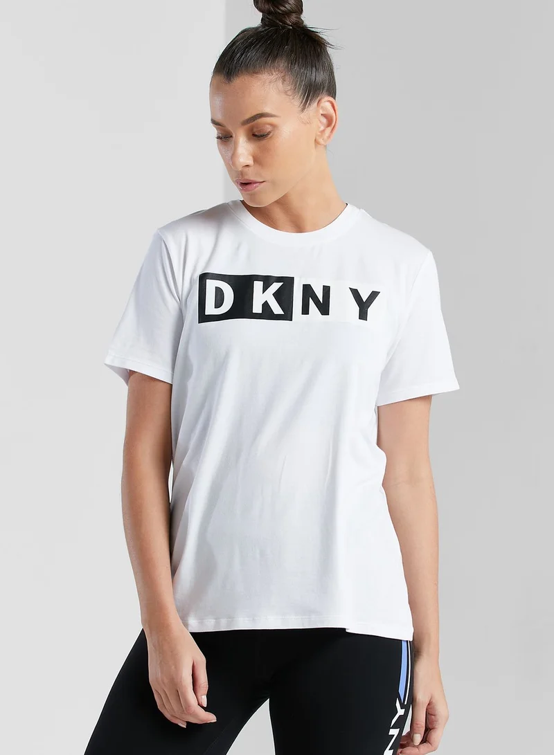 DKNY Crew Neck Logo T-Shirt