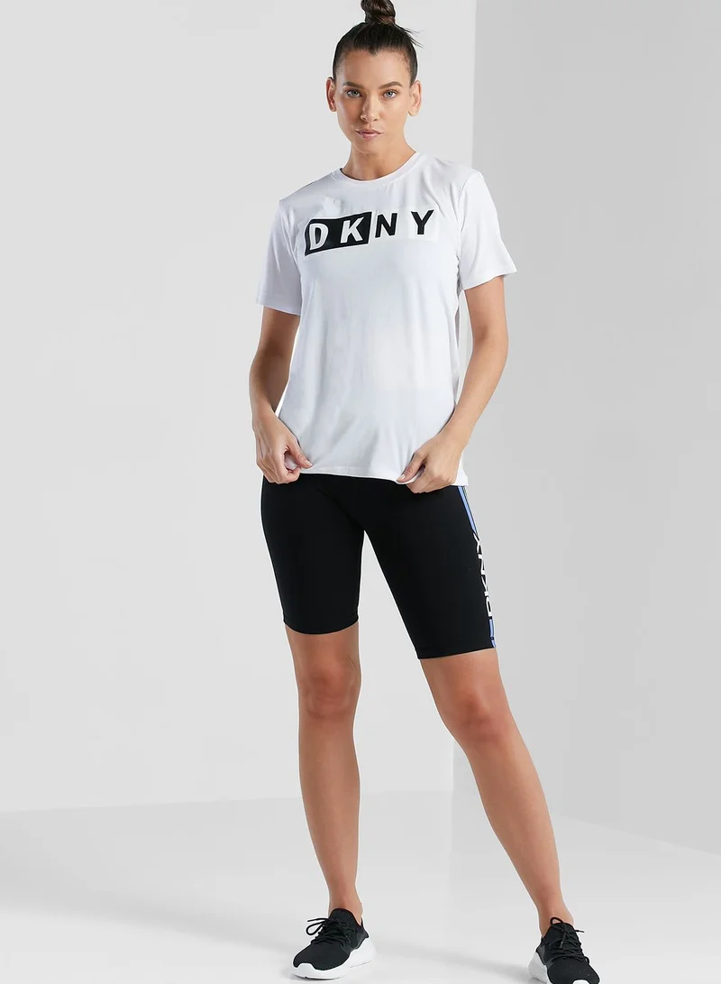 DKNY Crew Neck Logo T-Shirt