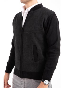 Men's Middle Age and Above Knitwear Acrylic Zippered Winter Dad Cardigan 2062-Black - pzsku/Z742DB0D690B9CCFA3466Z/45/_/1733941002/94a6776d-fad0-46da-afb3-f140f5eac8e5