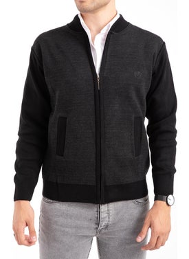 Men's Middle Age and Above Knitwear Acrylic Zippered Winter Dad Cardigan 2062-Black - pzsku/Z742DB0D690B9CCFA3466Z/45/_/1733941006/d3eacd37-b4cd-4a6f-b16c-bd1124e40148