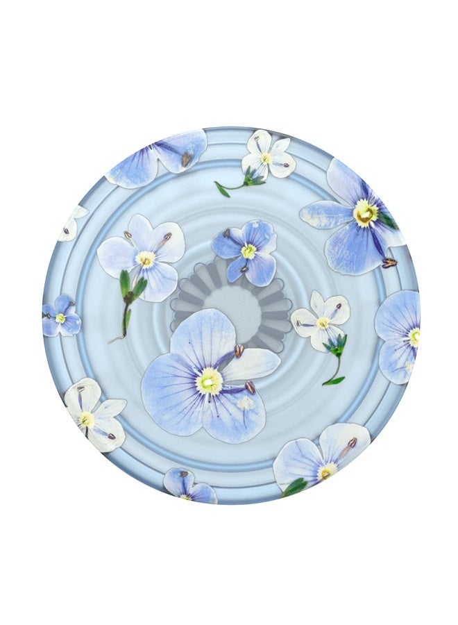 بوب سوكيتس ​​​​مقبض هاتف من PopSockets مع مسند ممتد، وقبضة لاصقة - حقول زرقاء شفافة - Image 3