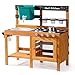 ROBUD Mud Kitchen for Kids Outdoor Wooden Outdoor Play Kitchen Kids Mud Kitchen with Removable Sink Faucet Monteeori Toys for Children Ages 3 Years WG426 - Image 2
