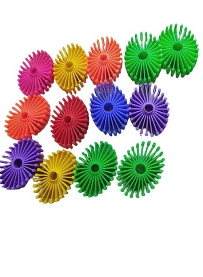Toodles Learnings 20 Pieces Star Links Activities Educational Building Blocks Toys for Kids Boys Girls Multicolor for Kids for 1 to 5 Year's Kid - for Gifting - Image 4