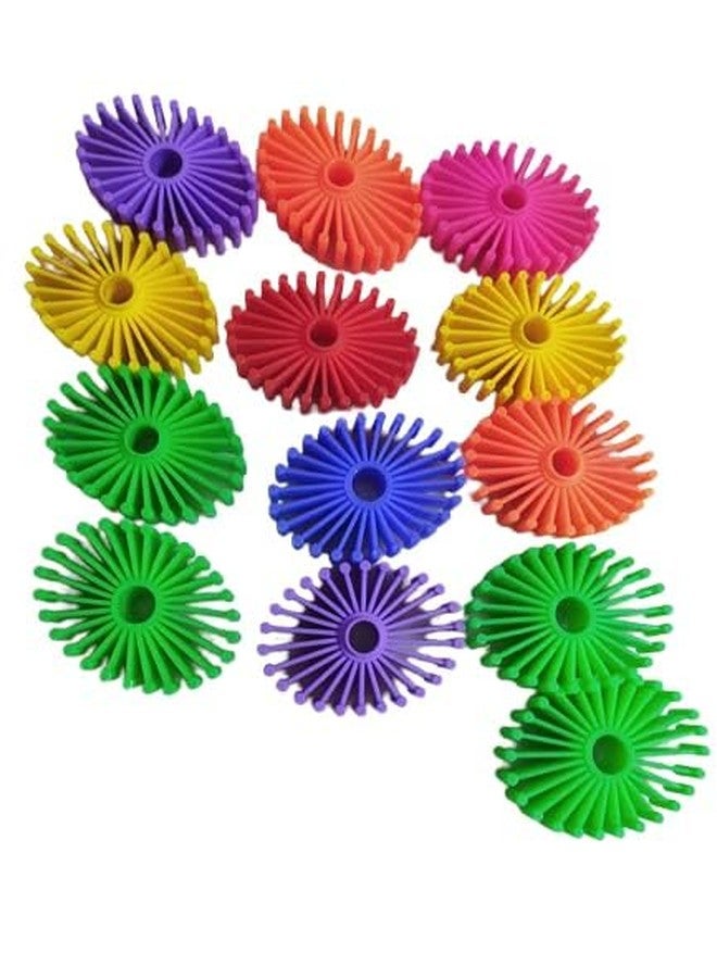 Toodles Learnings 20 Pieces Star Links Activities Educational Building Blocks Toys for Kids Boys Girls Multicolor for Kids for 1 to 5 Year's Kid - for Gifting - Image 1