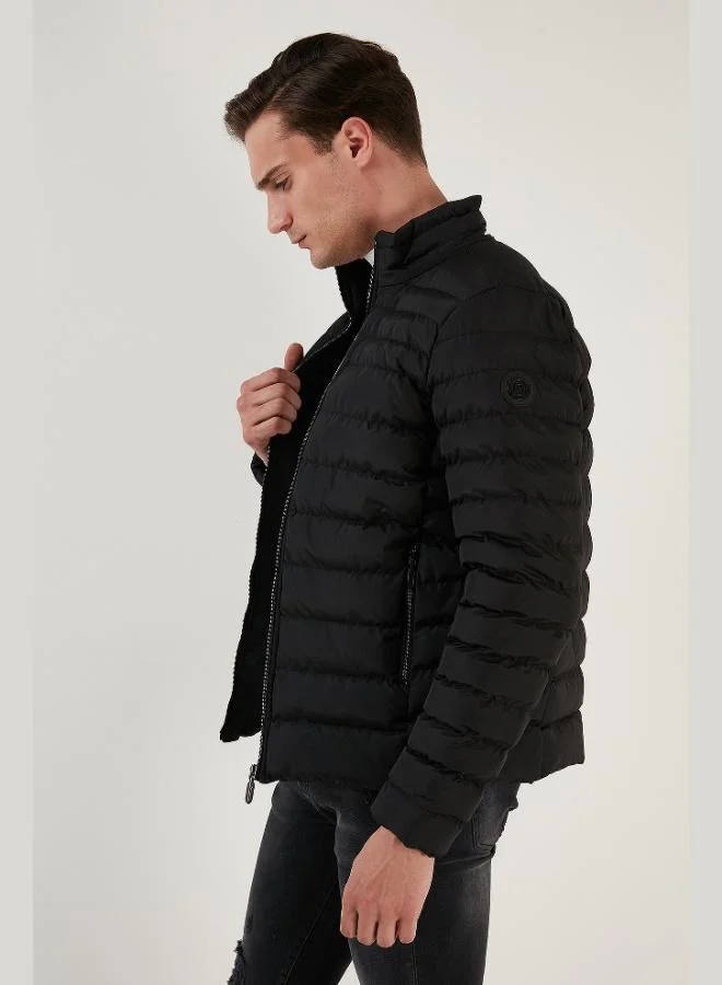 Buratti  Buratti Stand Collar Zip-Up Pocket Slim Fit Puffer Jacket Men's JACKET 649002 for Men | Best Price UAE