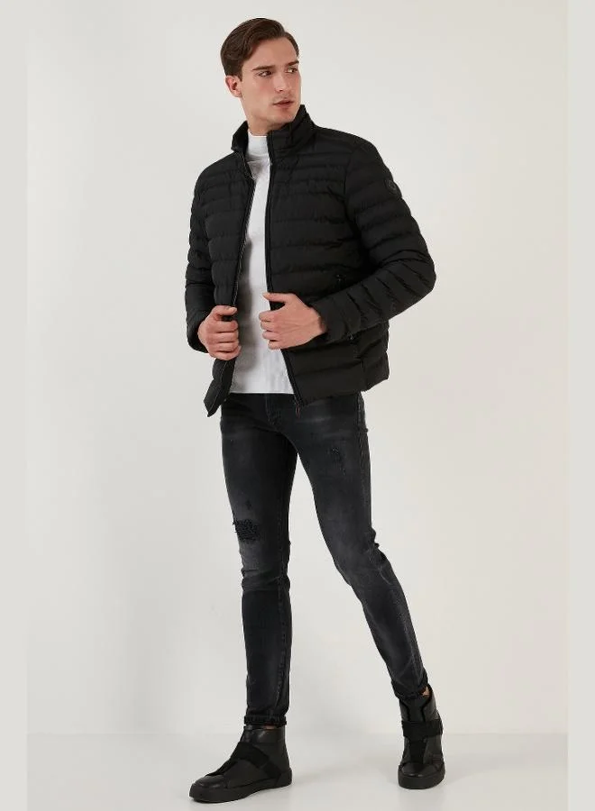 Buratti  Buratti Stand Collar Zip-Up Pocket Slim Fit Puffer Jacket Men's JACKET 649002 for Men | Best Price UAE