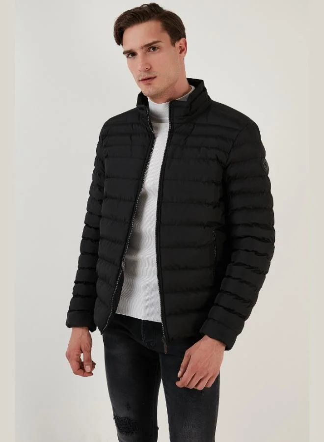 Buratti  Buratti Stand Collar Zip-Up Pocket Slim Fit Puffer Jacket Men's JACKET 649002 for Men | Best Price UAE