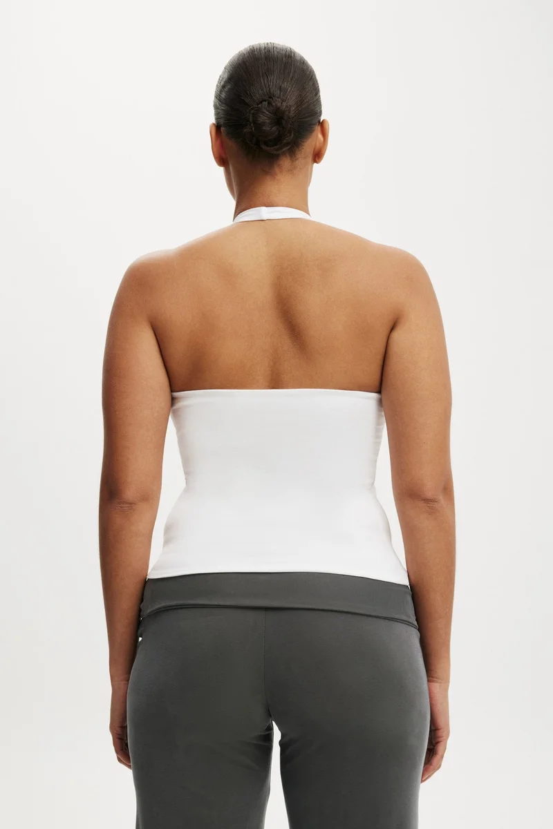Cotton On  All Day V Neck Halter Top for Women | Best Price UAE