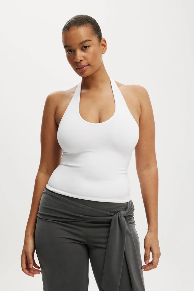 All Day V Neck Halter Top