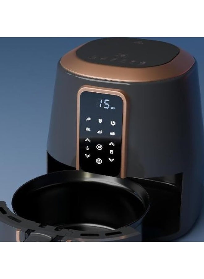 Nouval Tick Fera Air Fryer 1500 Watt 6 Liter Touch Screen, Circulation Air Tect, 6 Pre-Set Cooking Programs, Overheat Protection, Easy To Clean - Image 3