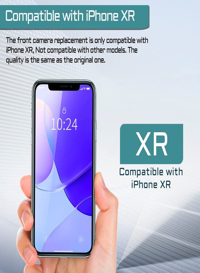 DGSCSMY for iPhone XR Front Camera Replacement Repair Kit 7MP 6.1", iPhoneXR OEM Facing Lens Module Part Structured Light Receiver Transmitter Flex Cable Repair Fix Tools for A1984 A2105 A2106 A2108 - Image 4