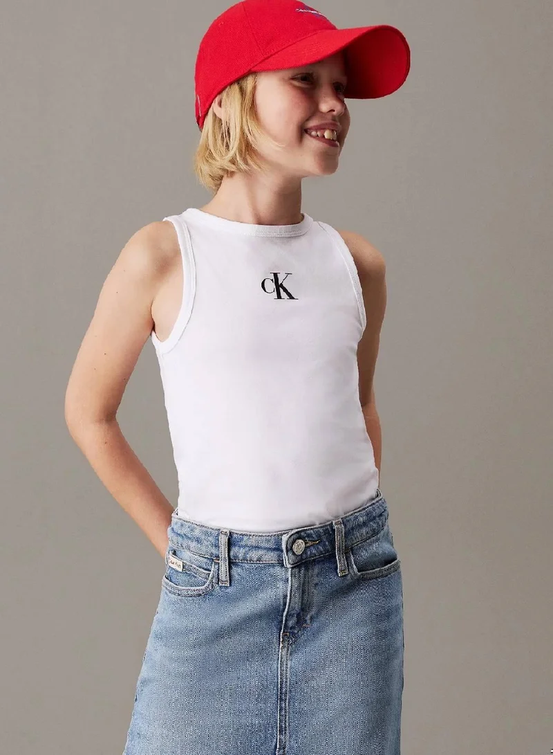 CALVIN KLEIN Slim Logo Tank Top