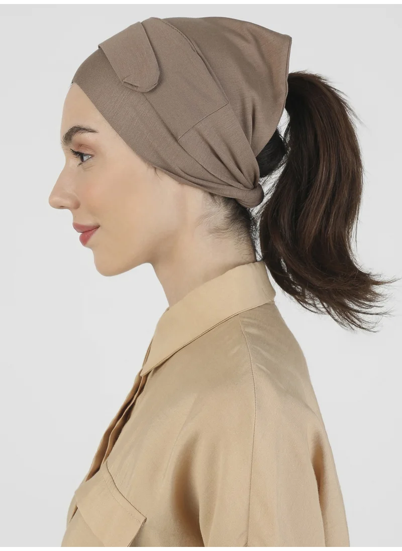 Ecardin Large Band Bonnet - Dark Mink -