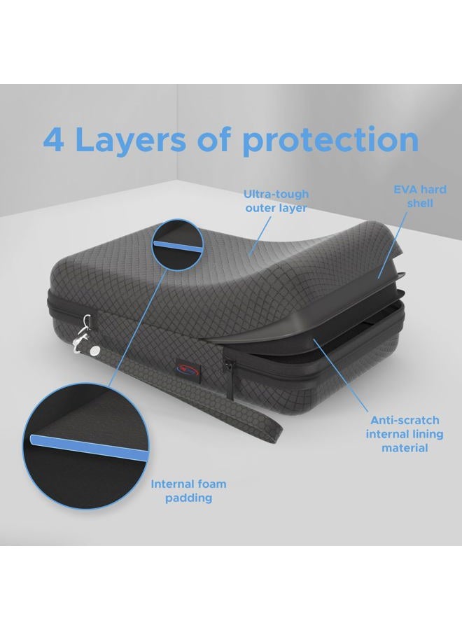 DigiCharge Hard Carrying Case for Garmin Dezl 780 RV 770 760 Dezlcam Fleet 790 780 Nuvi 2797 2757 Magellan RoadMate 9612T-LM RV9365T-LMB RV9165T-LM RV9145 Sunways Aonerex Junsun Shenen Xgody 7-Inch Truck RV GPS - Image 4