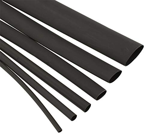 Rpi shop - 8 Meters in total Heat Shrink Tubes: 1 Meter each 1mm, 2mm, 3mm, 4mm, 5mm, 6mm, 8mm & 10mm Polyolefin 2:1 Sleeve for Wrap - Black - Image 2